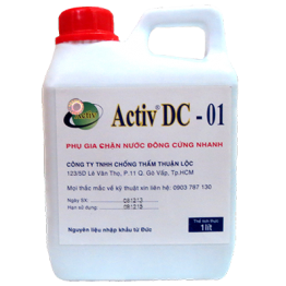 Phụ gia chặn nước đông cứng nhanh ACTIV DC01 1L